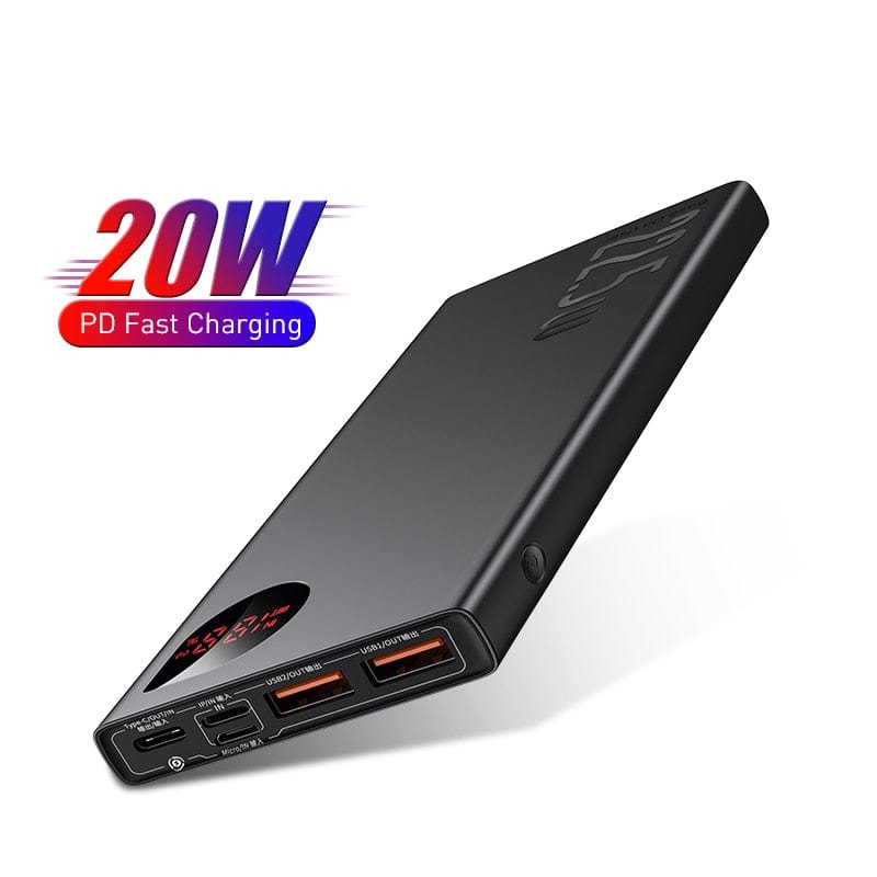 Baseus Powerbank 10000mAh, With 20W PD Fast Charging - Smart Tech Shopping