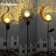 Retro Solar Lamp for Garden Landscape Decoration