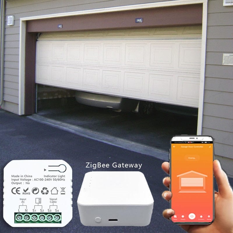 Tuya Smart Life ZigBee App Remote Control Garage Door Opener ,Controller