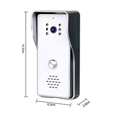 7 Inch Video Waterproof Phone Intercom Doorbell System with Camera 1000TVL - Smart Tech Shopping