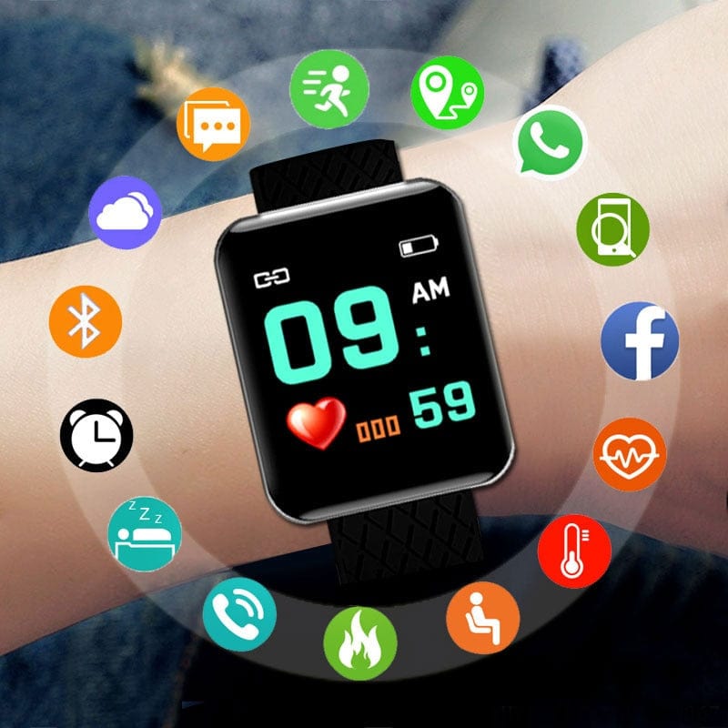 Smart Bluetooth fitness Sports Watch for Men Women - Smart Tech Shopping