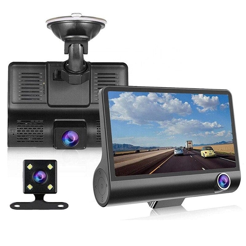HD Night Car Dvr Dash Cam 4.0 Inch Video Recorder Auto Camera With Rear View Camera Dashcam - Smart Tech Shopping
