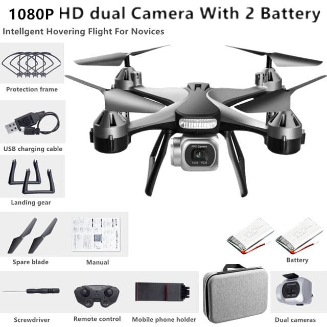 Remote Control Drone Helicopter With 4K HD Professional Dual Camera - Smart Tech Shopping