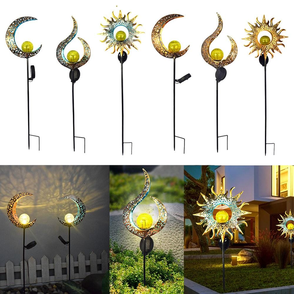 Retro Solar Lamp for Garden Landscape Decoration