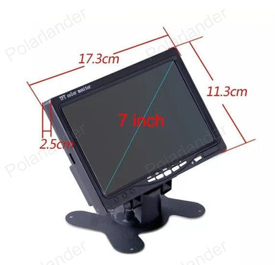 7-Inch TFT LCD Color Display Screen Car Rear View Monitor - Ideal for Car Parking