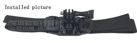 Bike Helmet Camera Mount, Helmet Belts Hard Hats Strap Mount Sport Camera Accessories for Outdoor travels - Smart Tech Shopping