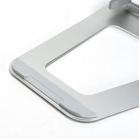2 In 1 Function Aluminum Alloy Firm Bracket Vertical Base Cooling Stand for MacBook - Smart Tech Shopping