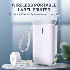 Portable Wireless Connection Tape Kits, Mini Pocket Thermal Label Printer Maker - Smart Tech Shopping