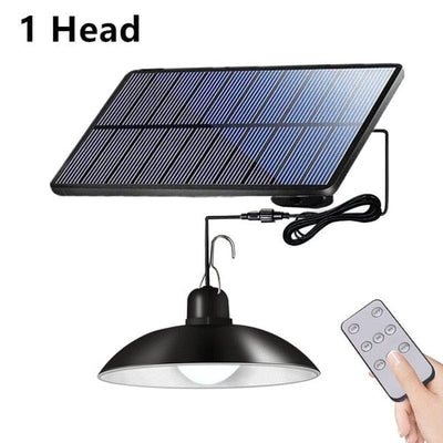 Outdoor Waterproof LED Solar Lamp with Remote Control for Indoor Shed Barn Room - Smart Tech Shopping