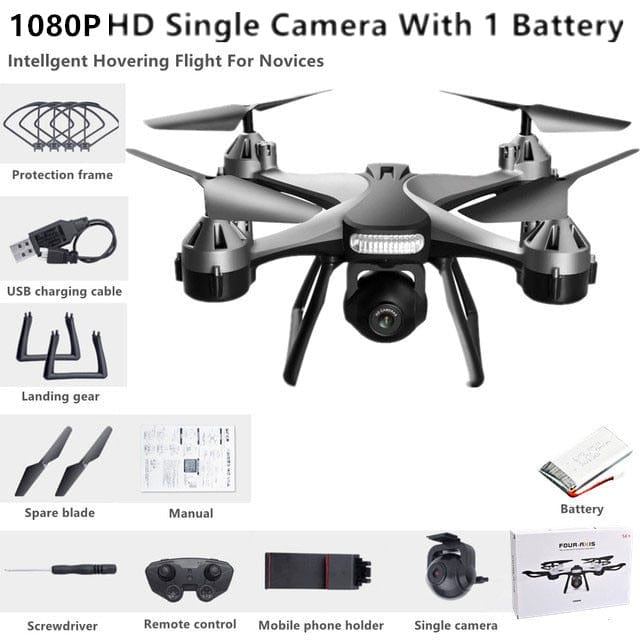 Remote Control Drone Helicopter With 4K HD Professional Dual Camera - Smart Tech Shopping