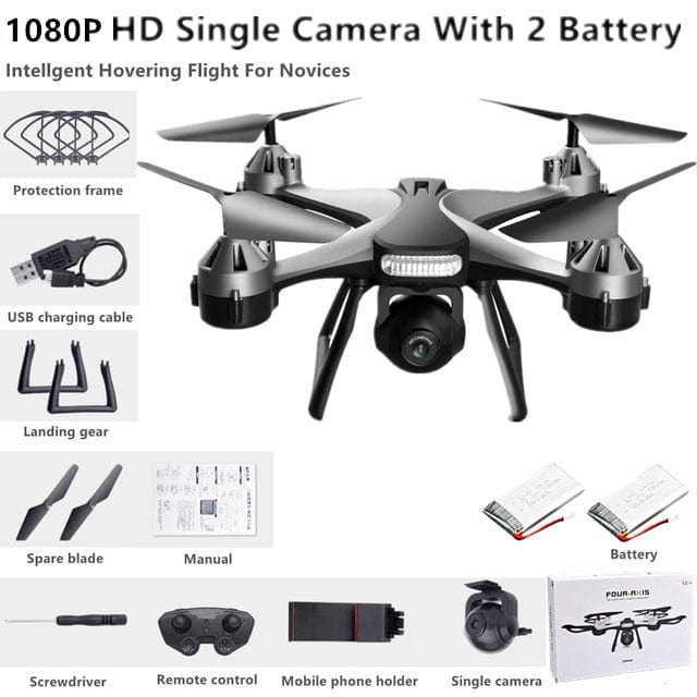 Remote Control Drone Helicopter With 4K HD Professional Dual Camera - Smart Tech Shopping