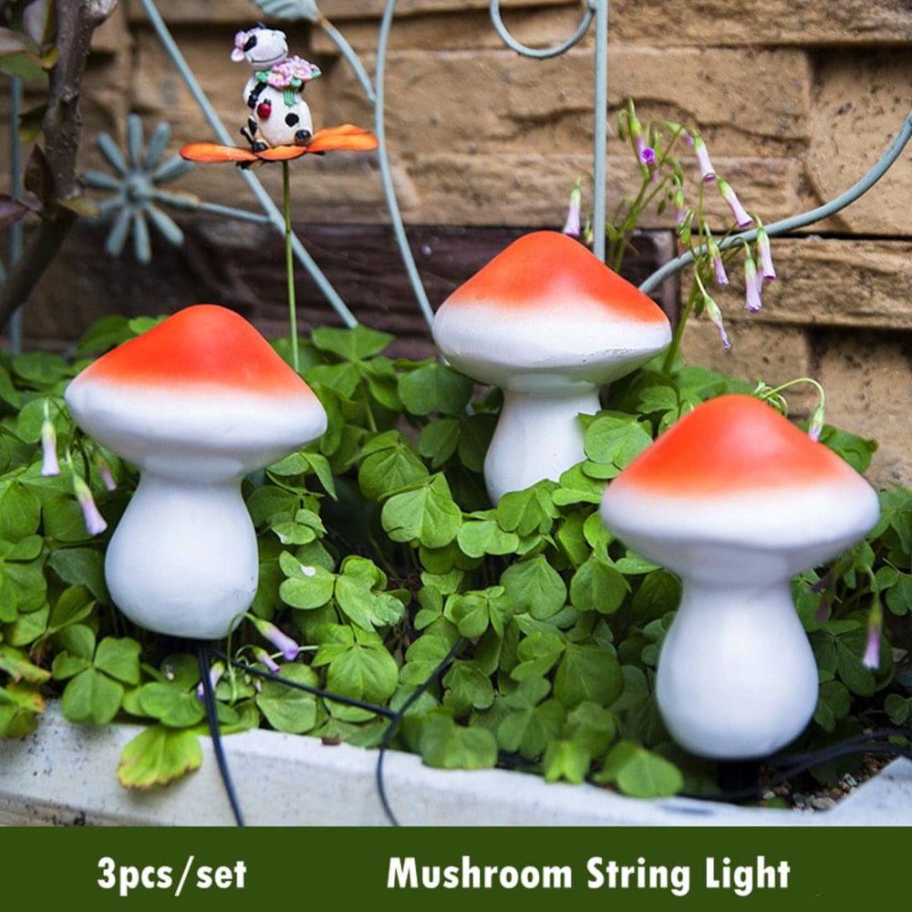 Outdoor Solar Mushroom Light for Garden Decoration