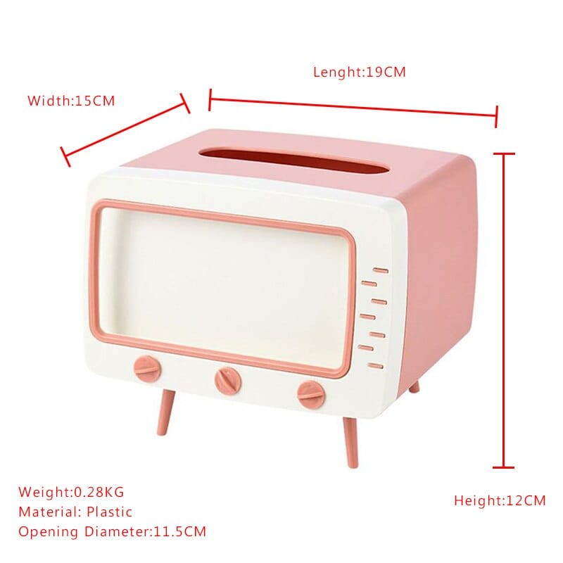 Vintage Style Back model radio tissue box desktop paper holder , Tissue dispenser