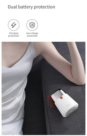 Youpin Portable Deerma 2 In 1 Mini 3 Blades Hair Ball Trimmer USB Charging Clothes Sticky Hair Multi-function Fast Removal Ball - Smart Tech Shopping