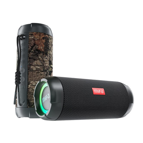 Mifa WildRod Portable Bluetooth Speaker with LED Light - Smart Tech Shopping