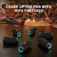 Mifa WildRod Portable Bluetooth Speaker with LED Light - Smart Tech Shopping