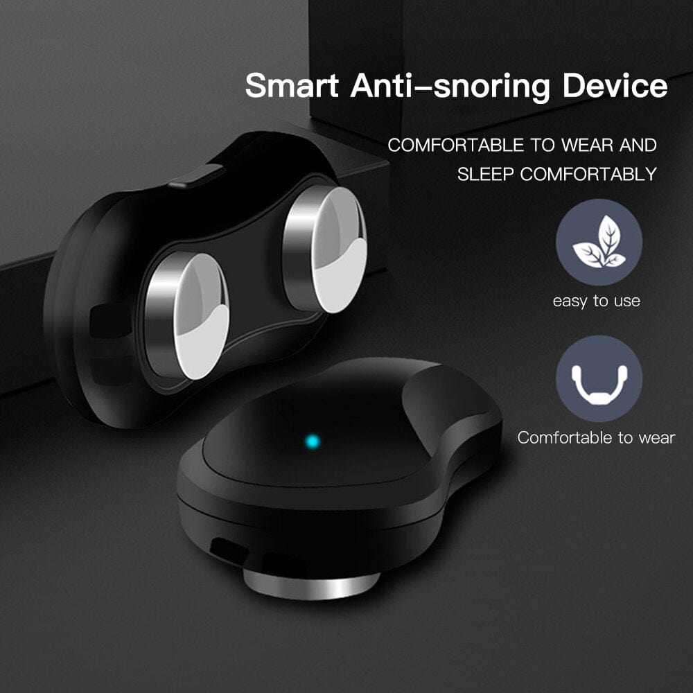 Smart Anti Snoring Device EMS Pulse Snore Stop Anti Ronco Noise Reduction Man Sleep Apnea