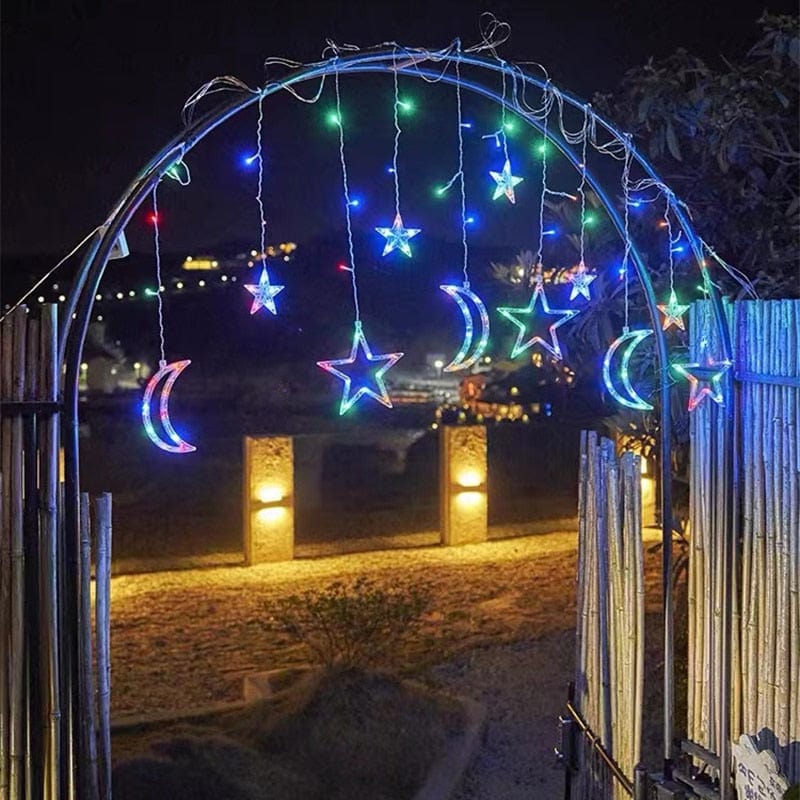 Twinkle Like Stars: Solar Moon Star String Lights for Home & Holidays