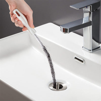 45cm Pipe Dredging Brush Bathroom Hair Sewer Sink Cleaning Brush, Drain Cleaner