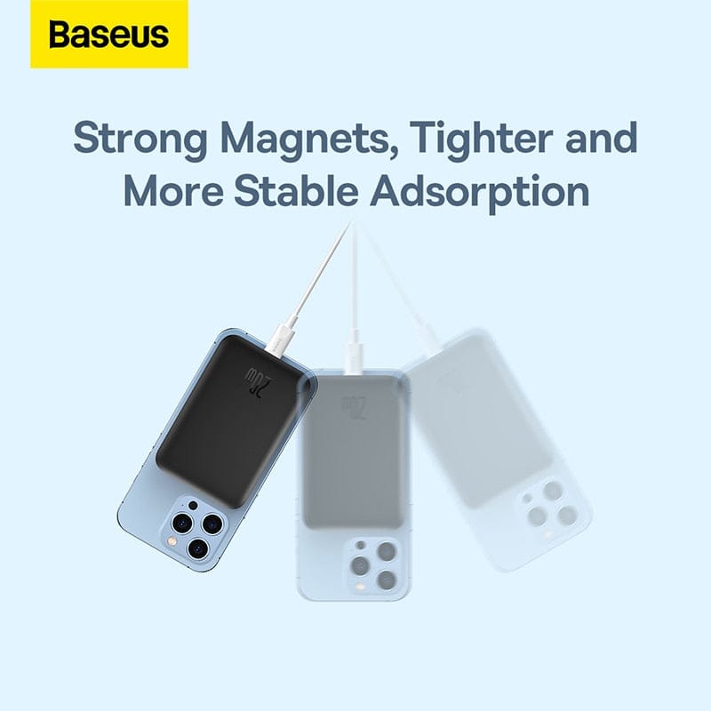 BASEUS Magsafe Wireless Power Bank 6000mAh Fast Charging For iPhone - Smart Tech Shopping
