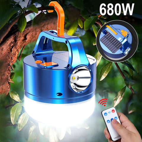 680W Solar LED Camping Light - Smart Tech Shopping