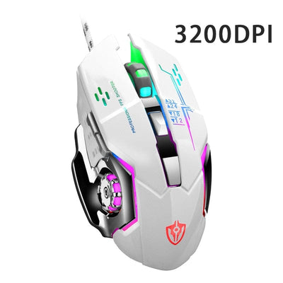 ZUIDID USB Wired Gaming Mouse 3200DPI with 6 buttons for Desktop PC, Laptop - Smart Tech Shopping