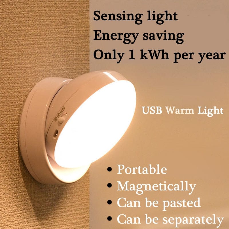 Rechargeable Motion Sensor Night Light for Bedroom and Bathroom - Smart Tech Shopping