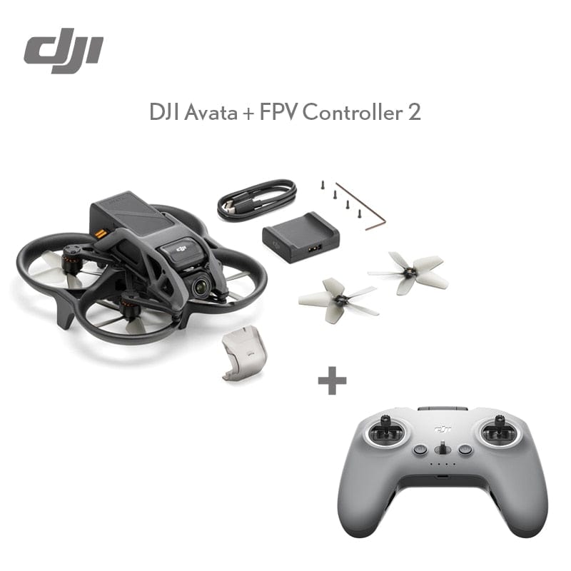 DJI Avata FPV Drone Goggles V2 - Intuitive Motion Control, 4K/60fps Videos, 10KM, 1080p - Smart Tech Shopping