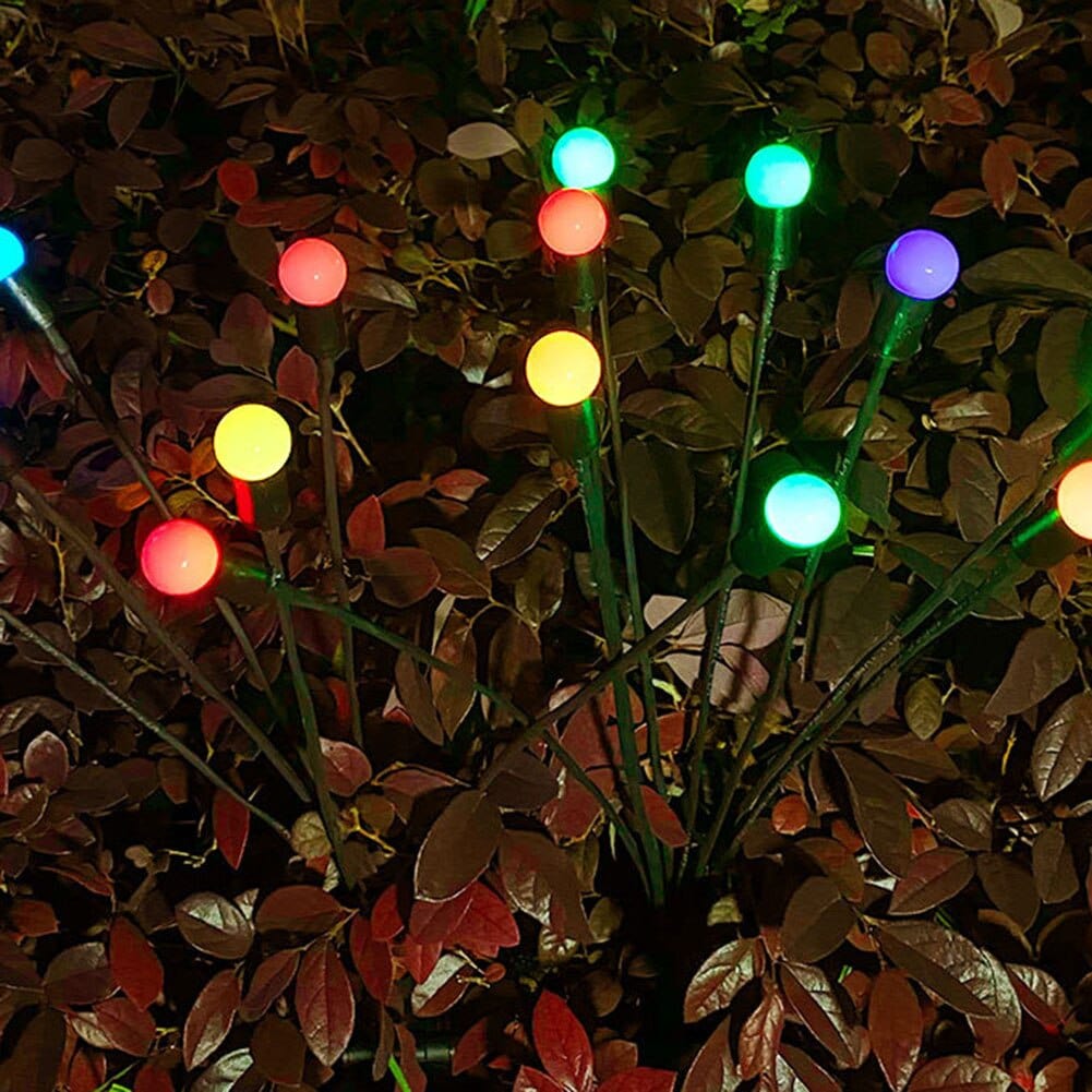 Solar Firefly Waterproof Lights for Outdoor Decoration (2 Pack)