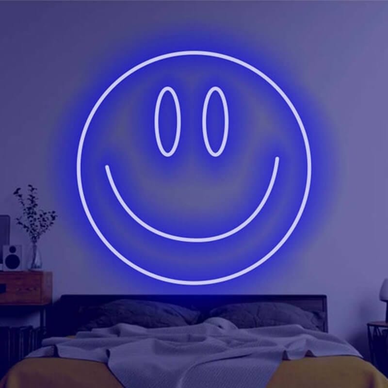 35cm Led Neon Sign Light Transparent Flex, USB Powered Wall Hanging Bedroom Decor - Smart Tech Shopping