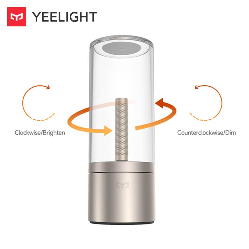 Rechargeable Yeelight Candle Lamp Dimmable 1800K Stepless Dimming For Home Dating - Smart Tech Shopping