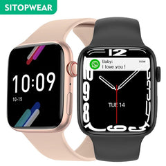 SitopWear Wireless Charging Smartwatch With Bluetooth Calling and Fitness Monitoring - Smart Tech Shopping