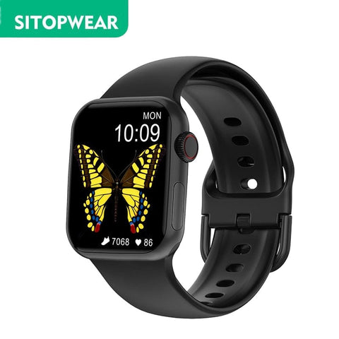 SitopWear Wireless Charging Smartwatch With Bluetooth Calling and Fitness Monitoring - Smart Tech Shopping