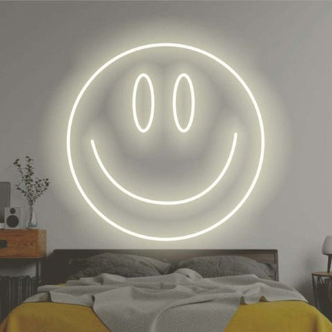 35cm Led Neon Sign Light Transparent Flex, USB Powered Wall Hanging Bedroom Decor - Smart Tech Shopping