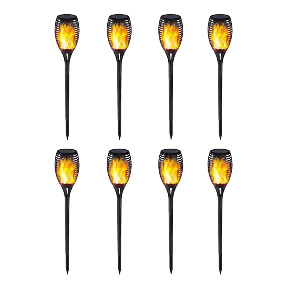 LED Solar Flame Torch Lights for Outdoor Garden Decoration