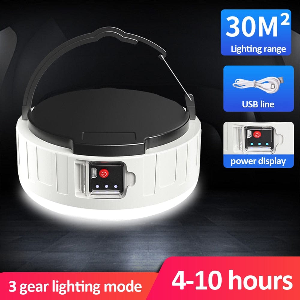 Solar led light Outdoor garden lights Camping Tent Emergency Lights For BBQ Hiking - Smart Tech Shopping