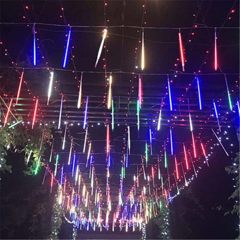Meteor Shower Rain LED String Lights for Christmas and Outdoor Decorations