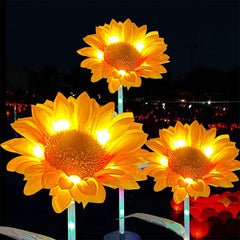 Solar Sunflowers & Rose Lights: Bring Beauty & Brightness to Your Home & Garden!