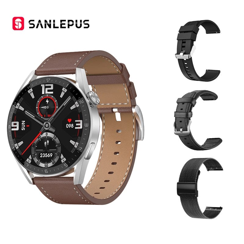 SANLEPUS NFC Business Smart Watch For Men with GPS Movement Tracking - Smart Tech Shopping