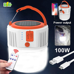 Rechargeable Solar LED Camping Lantern for Outdoor Adventures and Emergencies