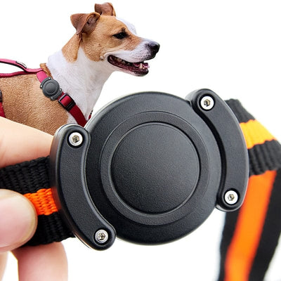 Waterproof Protective Apple Air Tag Dog Collar Holder With GPS Tracker