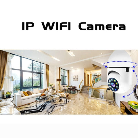 Camera Outdoor 5MP E27 Light Bulb PTZ Video Surveillance Security Protection System - Smart Tech Shopping
