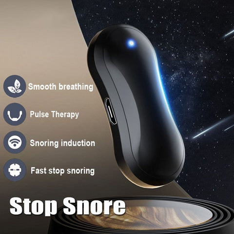Smart Anti Snoring Device EMS Pulse Snore Stop Anti Ronco Noise Reduction Man Sleep Apnea