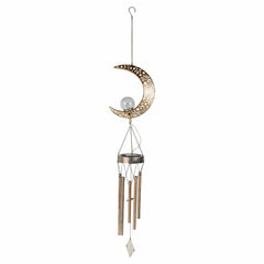 Light Up Your Ramadan & Garden: Solar Moon Wind Chimes & Islamic Decor