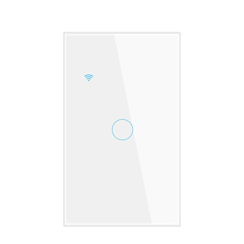 Tuya WiFi US Smart Light Switch Neutral wire/No Neutral wire Required 120 Type Wall Touch Switch Work with Alexa, Google Home
