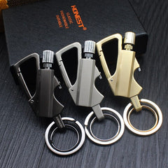 Metal Keychain Wilderness Survival Lighter , Kerosene Lighter Men's Gift Fun Gadget