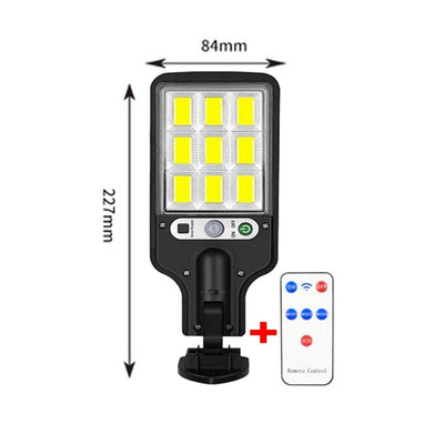 Waterproof Outdoor Solar Lamp With 3 Light Mode With Motion Sensor Security Lighting for Garden - Smart Tech Shopping