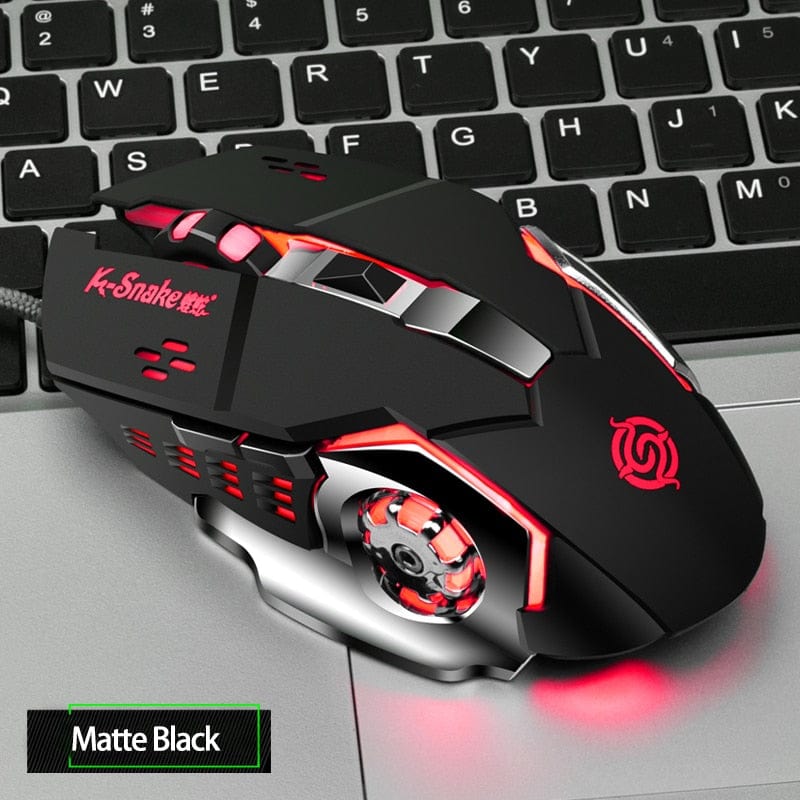 ZUIDID USB Wired Gaming Mouse 3200DPI with 6 buttons for Desktop PC, Laptop - Smart Tech Shopping