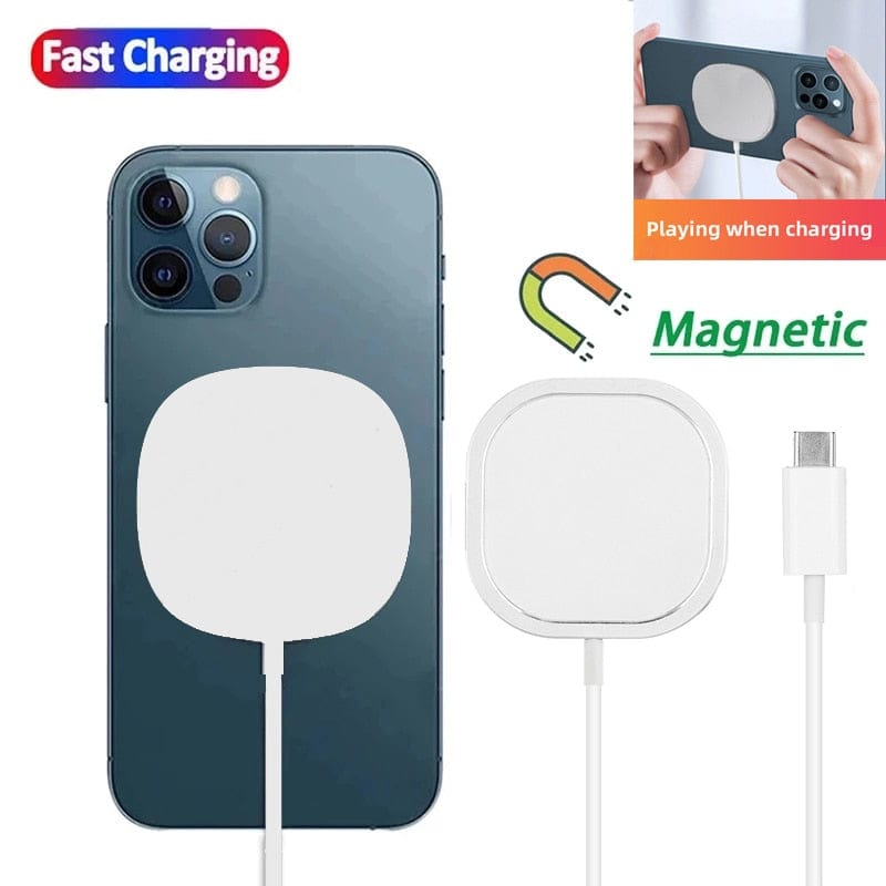 iPhone Magnetic Wireless Charger, 15W For iPhone 13 12 Pro Max Mini - Smart Tech Shopping