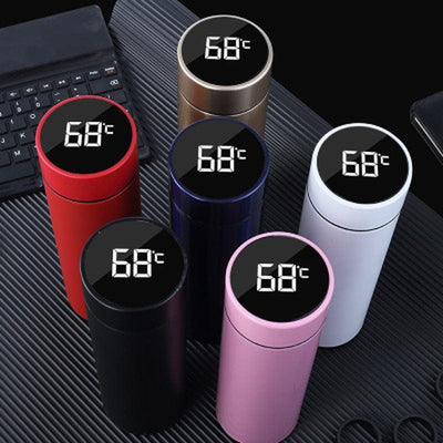 Stainless Steel 480ml  Thermoses with Smart LED Temperature Display Vacuum Flasks - Smart Tech Shopping